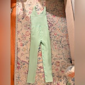 FREE PEOPLE MOVEMENT GREEN ONESIE